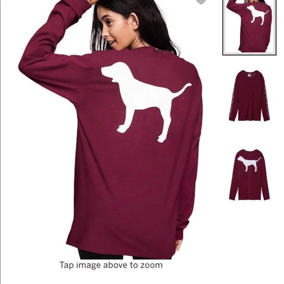 PINK Victoria's Secret Tops - NWT 🔴PINK TOP& 🌸FREE ANKLE PINK SOCKS